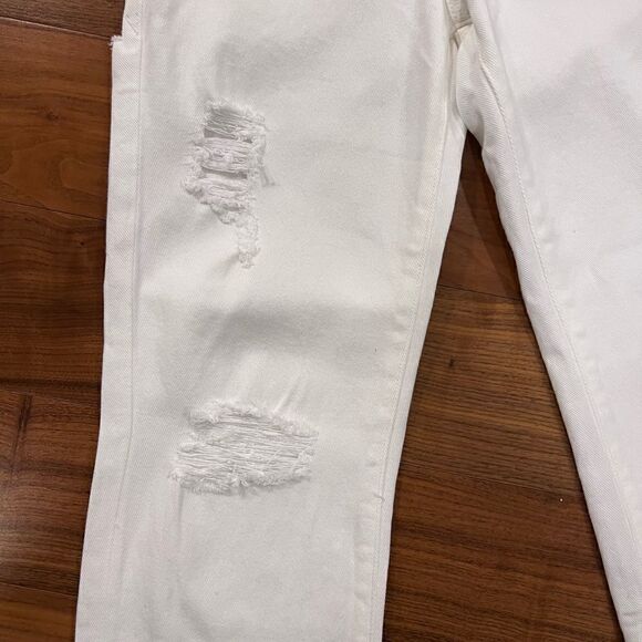 Good American Good Boy white jeans NWT - Picture 9 of 10